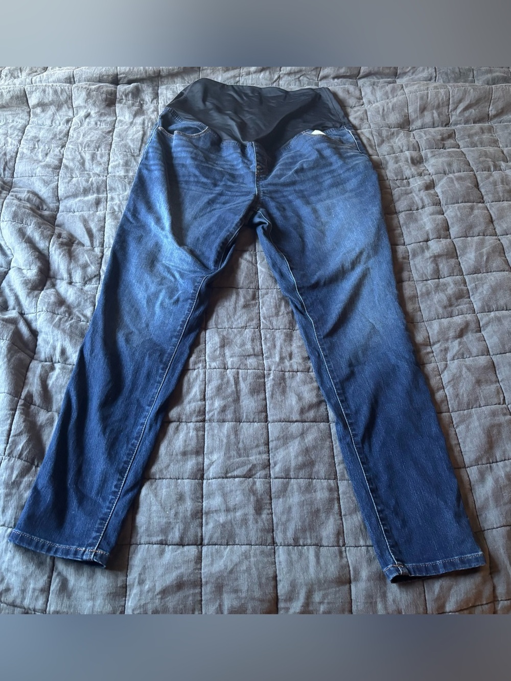Isabel Maternity Dark Wash Skinny Jeans Size 12